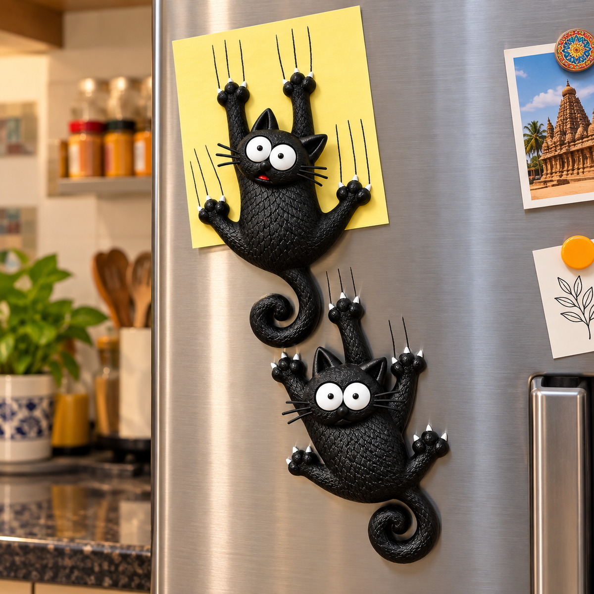 Hang In There! Fridge Cat Magnet