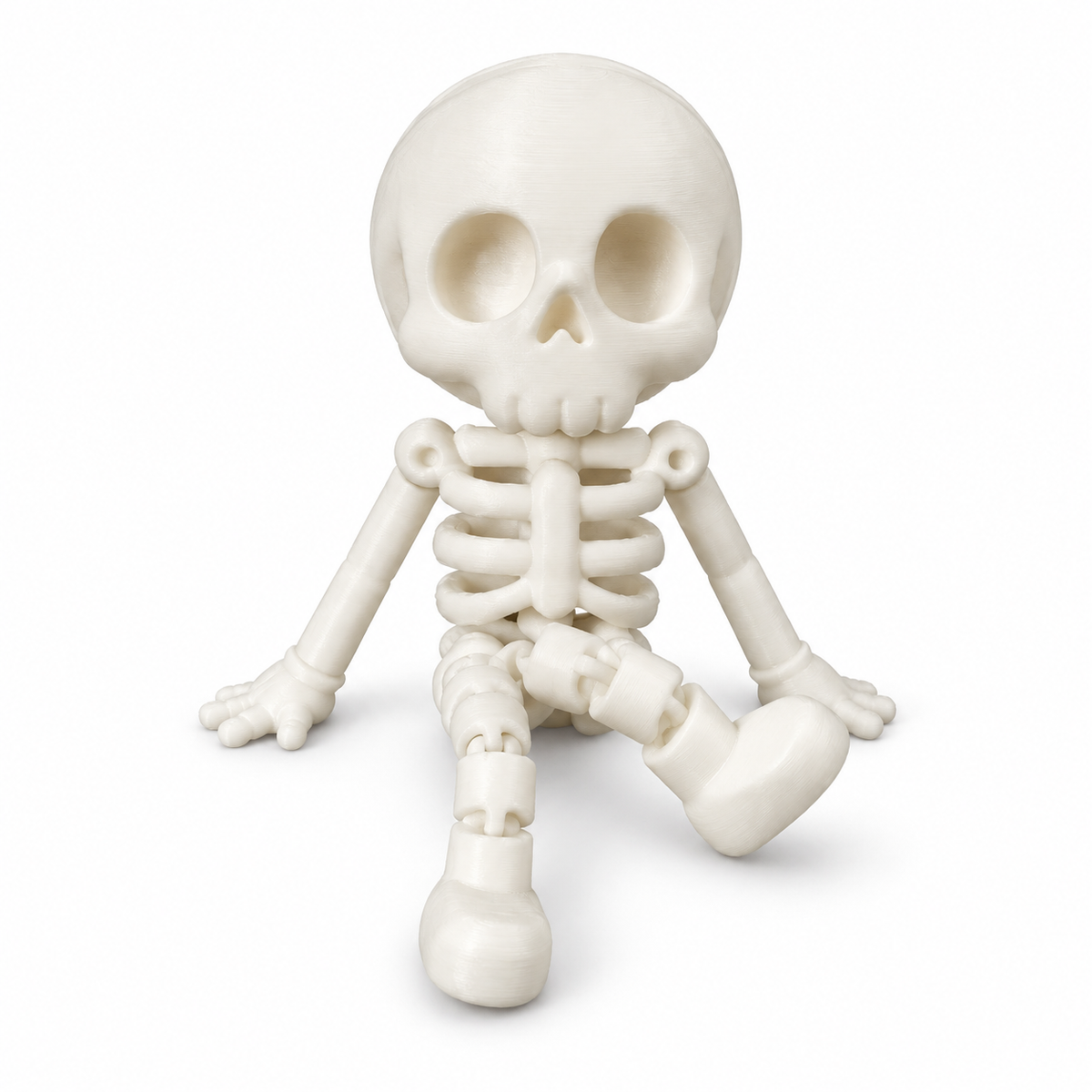 Articulated Skeleton Action Figure β Poseable Skull Fidget Toy & Desk Buddy