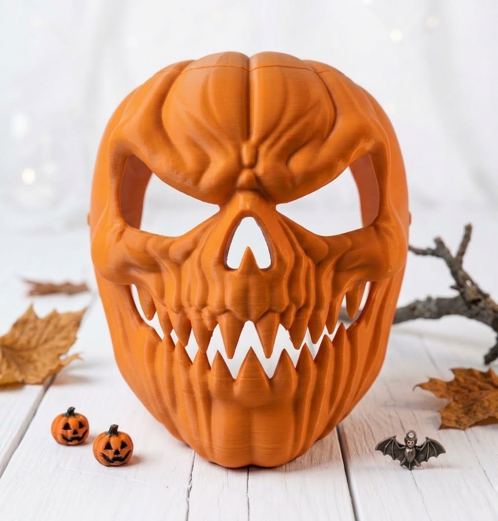 Halloween Evil Pumpkin Mask β Scary Jack-Oβ-Lantern Skull Costume Mask