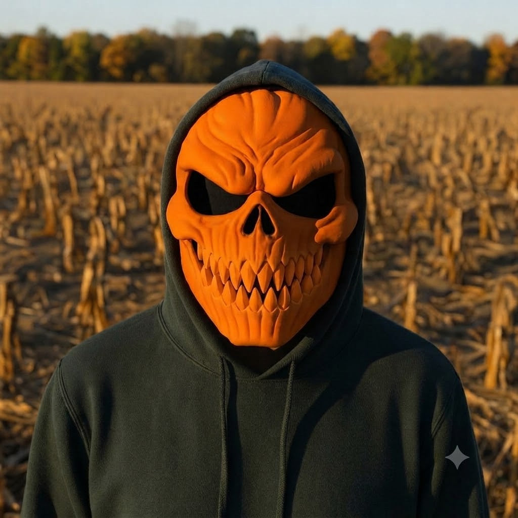 Halloween Evil Pumpkin Mask β Scary Jack-Oβ-Lantern Skull Costume Mask